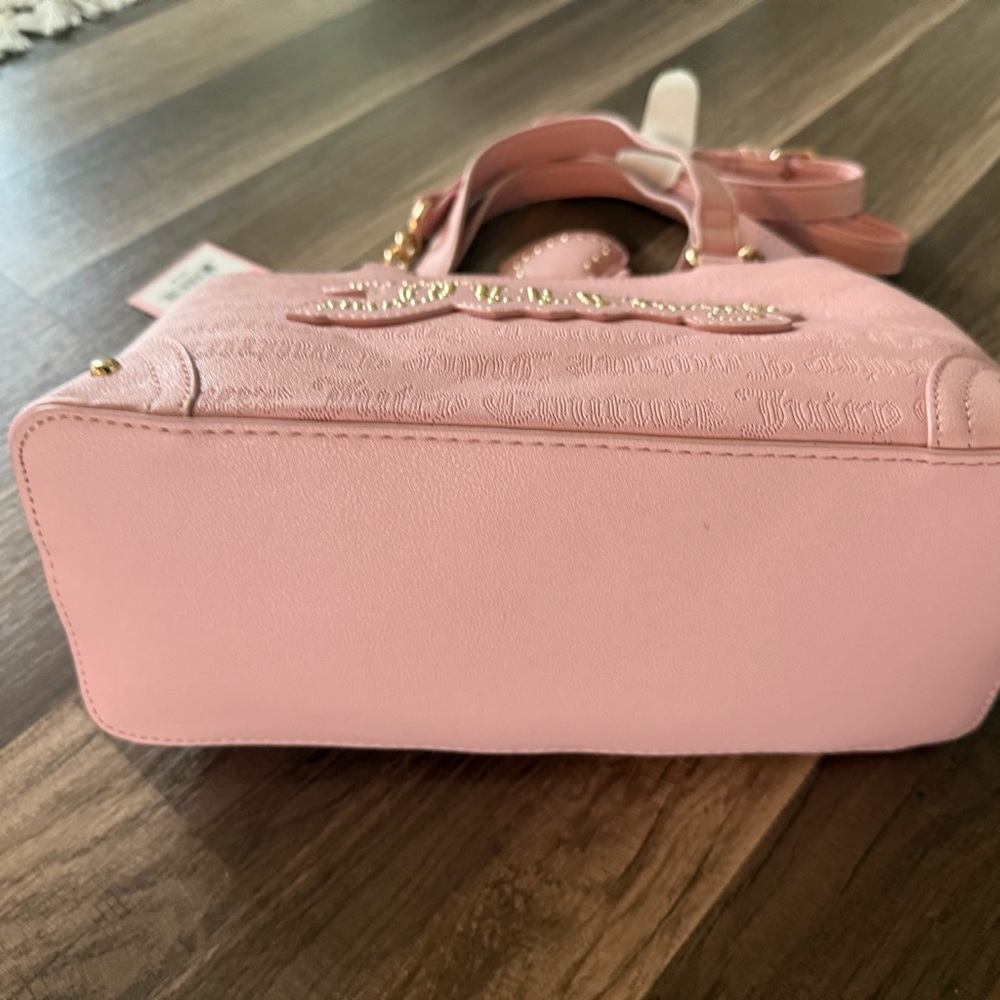 Juicy Couture Pink Embossed Satchel - Picture 6 of 12